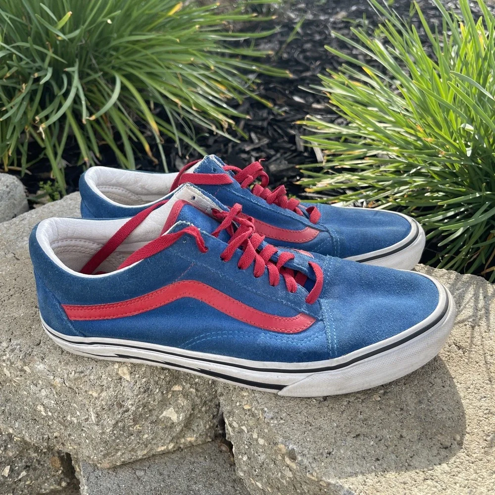 Vans Sneakers Men's 9.5 Suede Dazzling Blue Shoes
